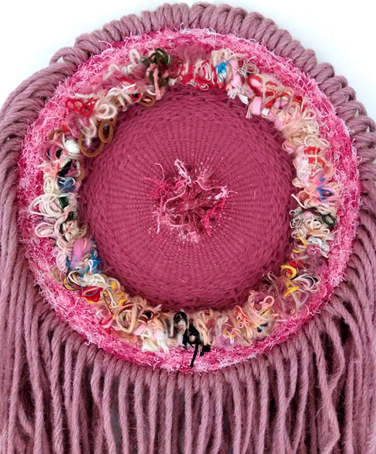 art textile-fiber art-rope-fil-Maureen Lasne-Contemporary art-Organic piece